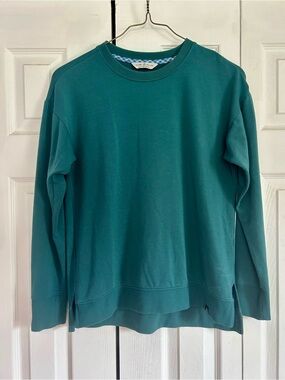 Alpine Design Women's Teal Long Sleeve Crewneck Top